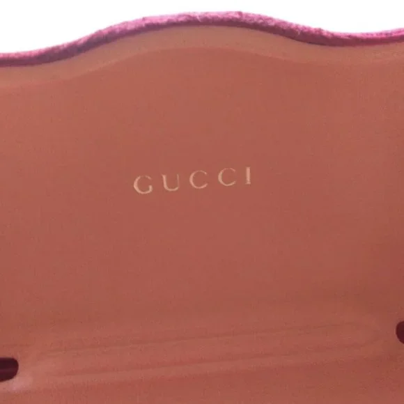 Gucci Sunglasses Eyeglasses Case Burgundy wine Velvet Clamshell Case dustbag - Picture 5 of 5